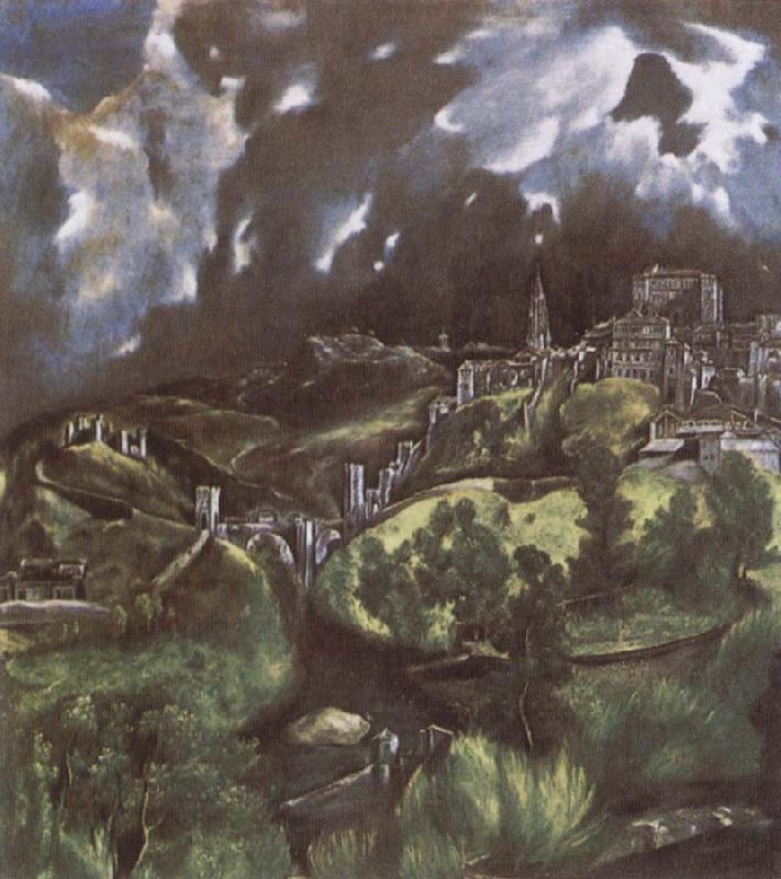 El Greco View of Toledo oil painting image